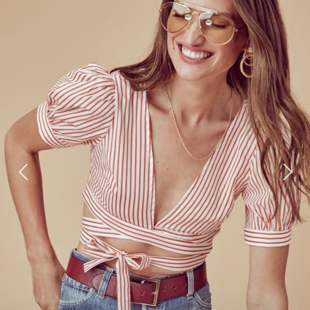 For Love & Lemons Selma Wrap Top